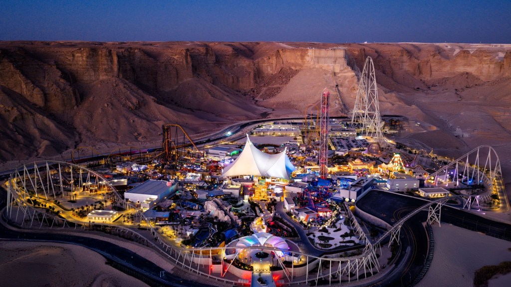 رسميا افتتاح مدينة القدية&nbsp;“Six Flags Qiddiya City”&nbsp;وهذه التفاصيل